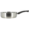 Padella per saltare - MENASTYL - 6020248 - Acciaio inox - 28 cm - Adatta a tutti i piani cottura, anche a induzione