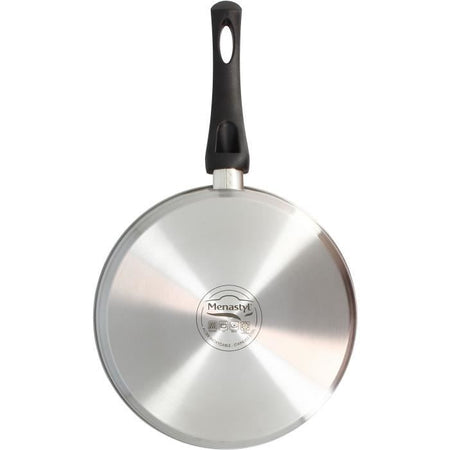 Padella per saltare - MENASTYL - 6020248 - Acciaio inox - 28 cm - Adatta a tutti i piani cottura, anche a induzione