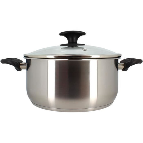 Forno olandese - MENASTYL - 6020256 - Acciaio inossidabile - 24 cm - Adatto a tutti i piani cottura, inclusa l'induzione