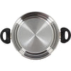 Forno olandese - MENASTYL - 6020256 - Acciaio inossidabile - 24 cm - Adatto a tutti i piani cottura, inclusa l'induzione