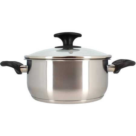 Forno olandese - MENASTYL - Primi 20 cm - Acciaio inossidabile - Adatto a tutti i piani cottura, inclusa l'induzione