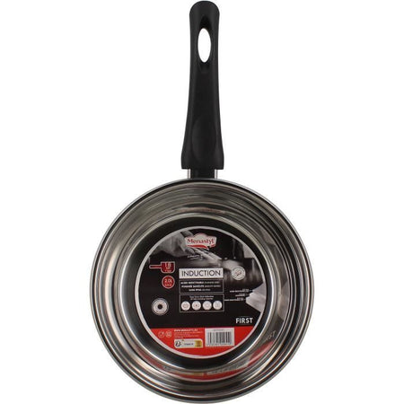 Casseruola - MENASTYL - 6020242 - Acciaio inox - 18 cm - Adatta a tutti i piani cottura, compresa l'induzione