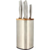 Ceppo portacoltelli 5 pezzi - MENASTYL - 5041070 - Acciaio inossidabile - Legno