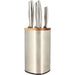 Ceppo portacoltelli 5 pezzi - MENASTYL - 5041070 - Acciaio inossidabile - Legno