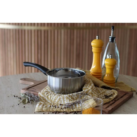 Casseruola - MENASTYL - 6020240 - Acciaio inossidabile - 14 cm - Adatta a tutti i piani cottura, compresa l'induzione