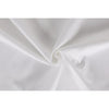 Completo letto - 1 copripiumino 220 x 240 cm + 2 federe 60 x 60 cm - 100% raso di cotone - Bianco