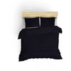 Completo letto - 1 copripiumino 220 x 240 cm + 2 federe 60 x 60 cm - 100% raso di cotone - Blu