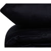 Completo letto - 1 copripiumino 220 x 240 cm + 2 federe 60 x 60 cm - 100% raso di cotone - Blu