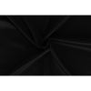Completo letto - 1 copripiumino 220 x 240 cm + 2 federe 60 x 60 cm - 100% raso di cotone - Nero