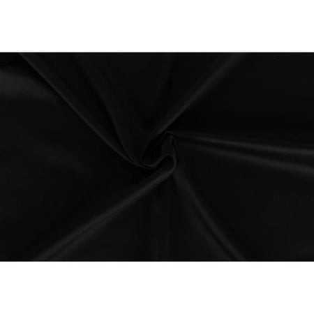 Completo letto - 1 copripiumino 220 x 240 cm + 2 federe 60 x 60 cm - 100% raso di cotone - Nero