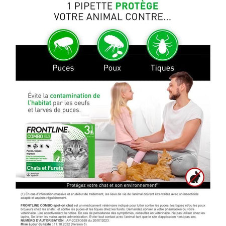 FRONTLINE Combo Cat - 3 pipette