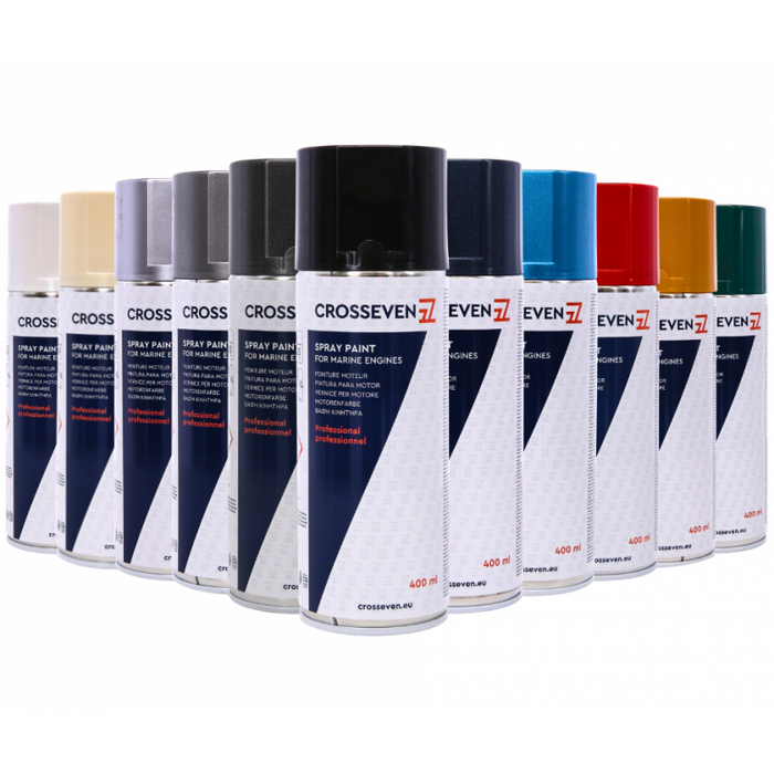 Arexons Confezione 6 Bombolette Vernice Spray Smalto Acrilico, Colore Nero Opaco, Valvola Autopulente Per Tutte Le Superfici