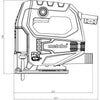 Caja de sierra de calar - METABO - STEB 65 Quick - 20 hojas