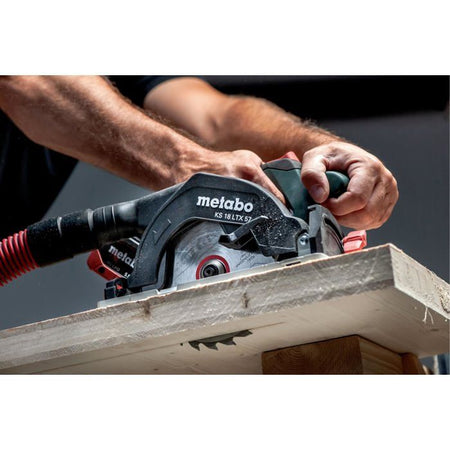 Sega circolare portatile a batteria - METABO - KS 18 LTX 57 - 18 V - MetaBOX 340