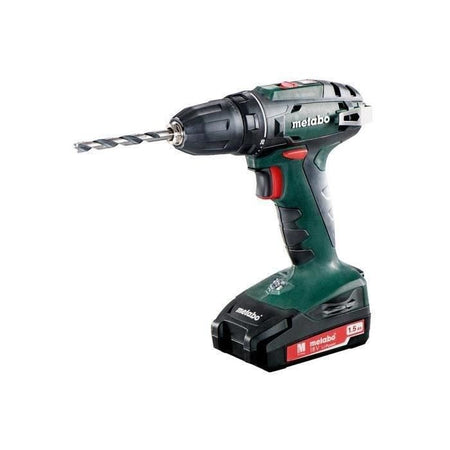Trapano avvitatore METABO BS 18 18 V 2 x 1,5 Ah Li-Power SC 60 Plus Cof