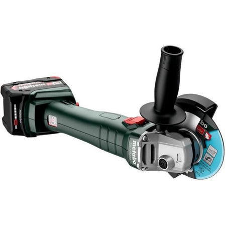 Smerigliatrice angolare a batteria - METABO - W 18 L 9-125 - 18 V - MetaBOX 165 L