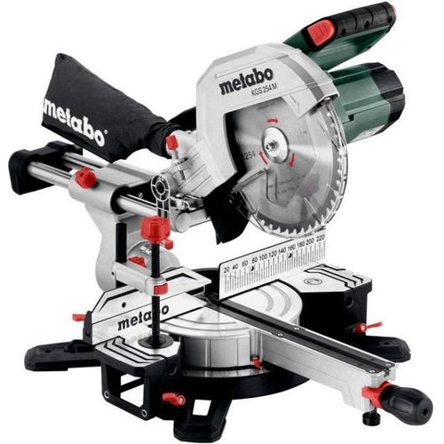 Troncatrice radiale - METABO - KGS 254 M - linea di taglio di precisione LED - 613254000 - NOVIT 2023