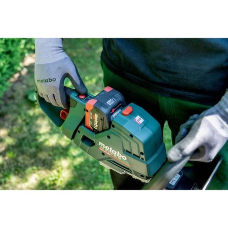 Tagliasiepi a batteria - METABO - HS 18 LTX BL 75 - Motore brushless - Impugnatura girevole - Protezione lama