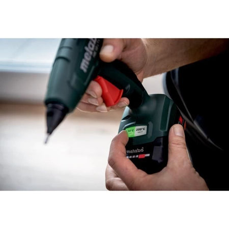 Pistola per colla a caldo a batteria - METABO - HK 18 LTX 20 - 18 V - MetaBOX 145