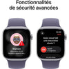 Apple Watch Series 11 GPS - 42 mm - Cassa in alluminio argento - Cinturino Sport viola nebbia - S/M