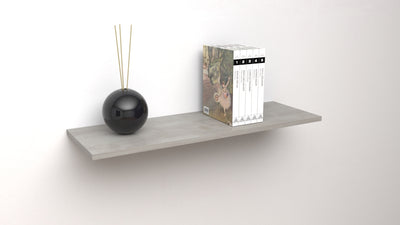 Mensola da Muro da appoggio 60x50 cm in Legno nobilitato spessore 1,8 cm in colore Cemento