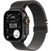 Apple Watch Ultra 3 GPS + Cellular - 49 mm - Cassa in titanio nero - Cinturino in maglia milanese in titanio nero - Grande