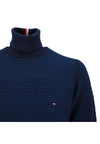 Tommy Hilfiger MAGLIONE 2 TONE STRUCTURE ROLL NECK da uomo