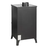 Stufa a legna Efesto 15 kW in acciaio verniciato caminetto h 91 cm