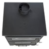 Stufa a legna Apollo 14,8 kw con forno in acciaio verniciato h 91 cm