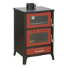 Stufa a legna Marika 22 kw con forno in acciaio verniciato h 91,5 cm