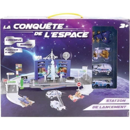 Stazione di lancio dello Space Shuttle - MGM - 3 veicoli in metallo - Adesivi gratuiti