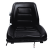 Sedile MUL in sky nero con sospensione meccanica integrata e microswitch