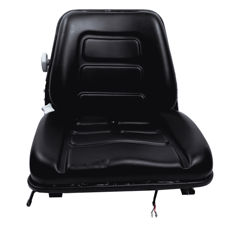 Sedile MUL in sky nero con sospensione meccanica integrata e microswitch