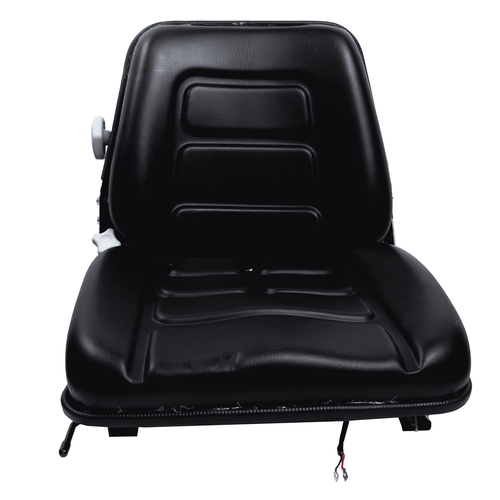 Sedile MUL in sky nero con sospensione meccanica integrata e microswitch