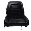 Sedile MUL in sky nero con sospensione meccanica integrata e microswitch