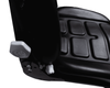 Sedile MUL in sky nero con sospensione meccanica integrata e microswitch