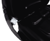 Sedile MUL in sky nero con sospensione meccanica integrata e microswitch
