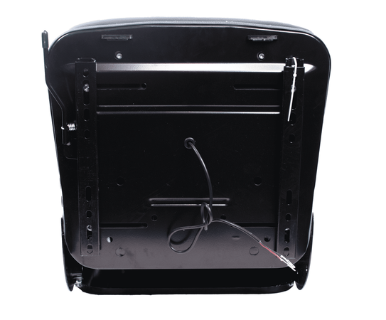 Sedile MUL in sky nero con sospensione meccanica integrata e microswitch