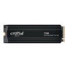 SSD da gioco interno con dissipatore di calore Premium - CRUCIAL - SSD T705 da 2 TB PCIe Gen5 NVMe M.2 (2024) - CT2000T705SSD5