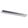 Applique Da Parete Moderno Orion Metallo Argento Acrilico 1 Luce Led 9W