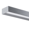 Applique Da Parete Moderno Orion Metallo Argento Acrilico 1 Luce Led 9W