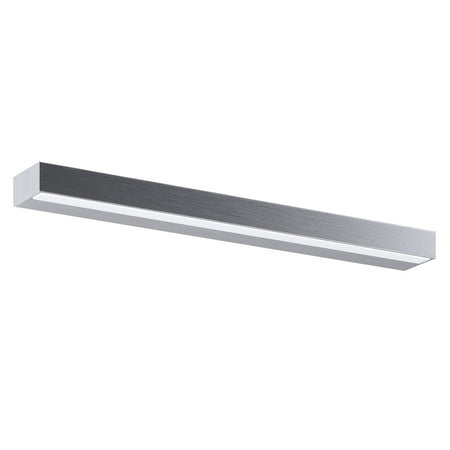 Applique Da Parete Moderno Orion Metallo Argento Acrilico 1 Luce Led 9W