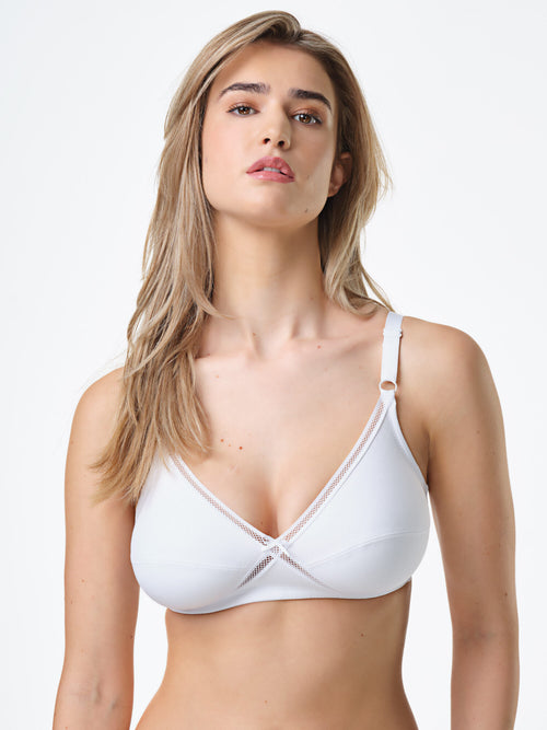 Reggiseno spiman in cotone elastico coppa b senza ferretto art mira
