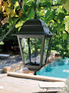 Lanterna con catena Nano lampada da esterno in alluminio anticato 60 w