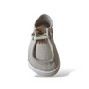 Sneakers Bambino Gioseppo Bulh | Tela Grigio Bianco Stile Paraboot Lacci Elastici Casual