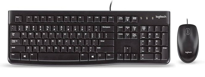 KIT TASTIERA E MOUSE LOGITECH MK120 USB