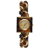 Orologio Michael Kors MK Chain Lock a tre lancette in acciaio inossidabile color tartaruga e oro MK4808 Michael Kors