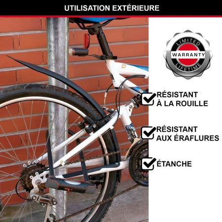 Lucchetto per bici U - MASTER LOCK - 8195EURDPROCOLWR - Acciaio temprato, chiave, rosso