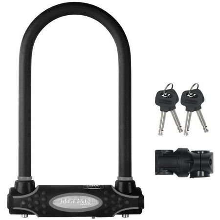 Lucchetto per bici U - MASTER LOCK - 8195EURDPROCOLWR - Acciaio temprato, chiave, rosso