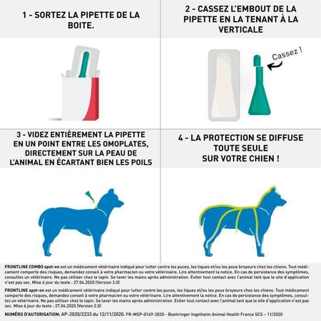 FRONTLINE Spot On dog 20-40kg - 4 pipette